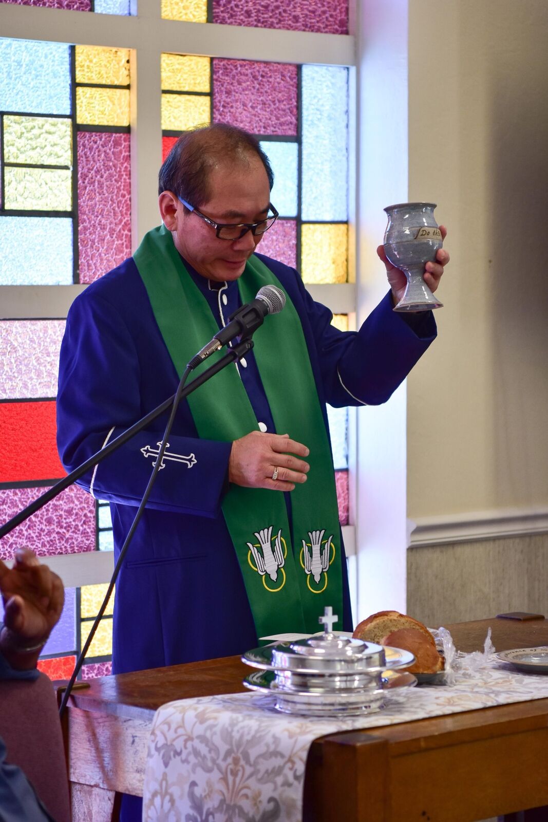 Pastor Ed Communion